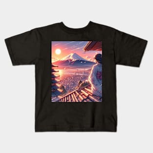 mount Fuji - Anime Kids T-Shirt